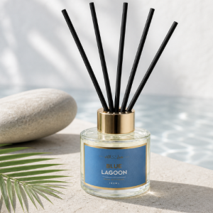 Blue Lagoon 100ml tropical fruit reed diffuser by With Love Kenya