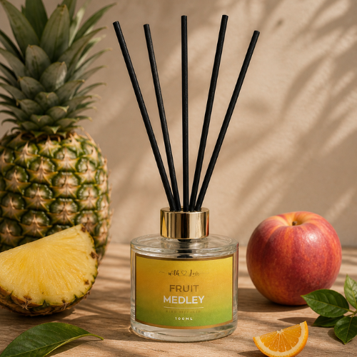 Fruit Medley tropical fruit 100ml reed diffuser by With Love Kenya