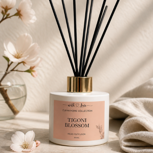 Tigoni Blossom floral 100ml reed diffuser by With Love Kenya