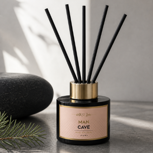 Man Cave 100ml masculine reed diffuser by With Love Kenya